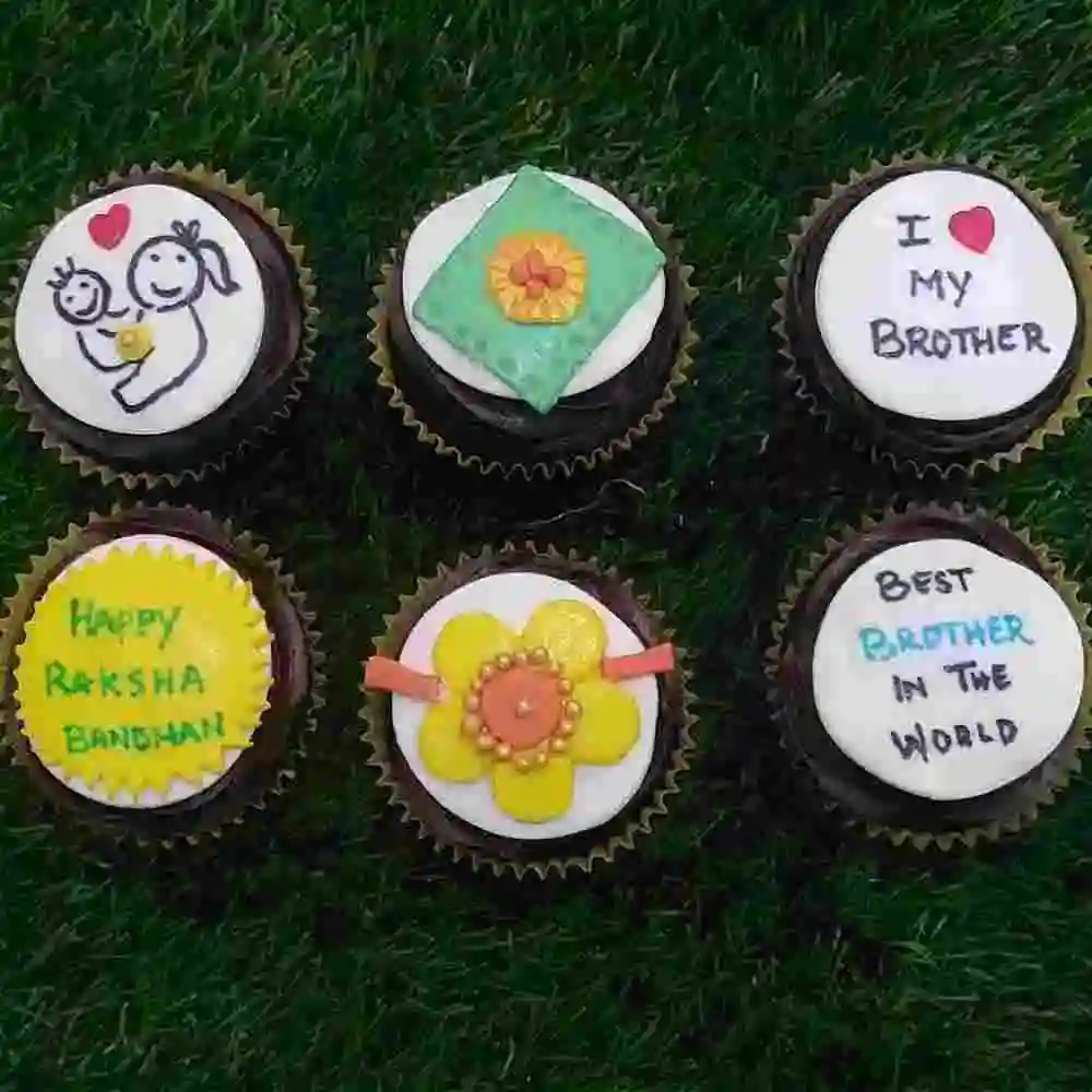 Order Raksha Bandhan Cupcakes